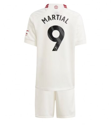 Maillot de foot Manchester United Anthony Martial #9 Troisième enfant 2023-24 Manches Courte (+ pantalon court)